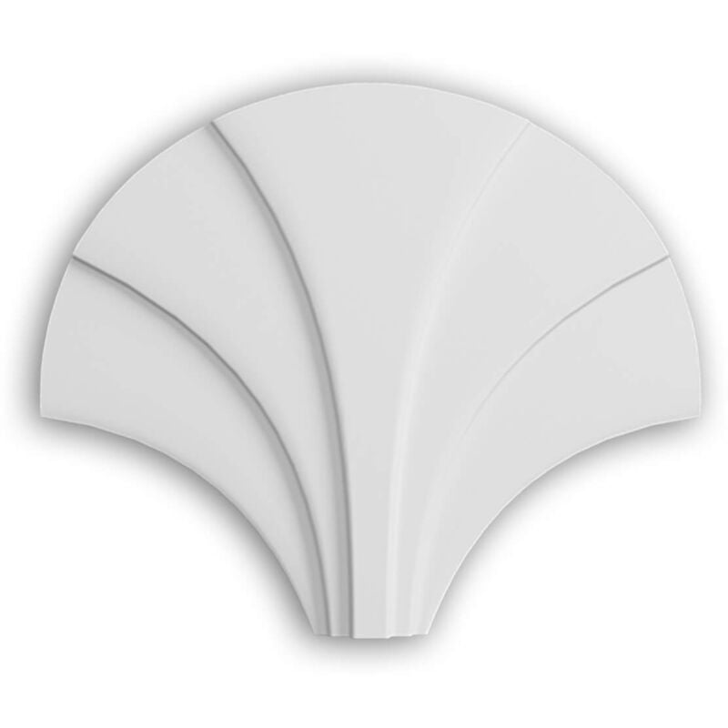 Lément décoratif Profhome 162804 style Art déco blanc