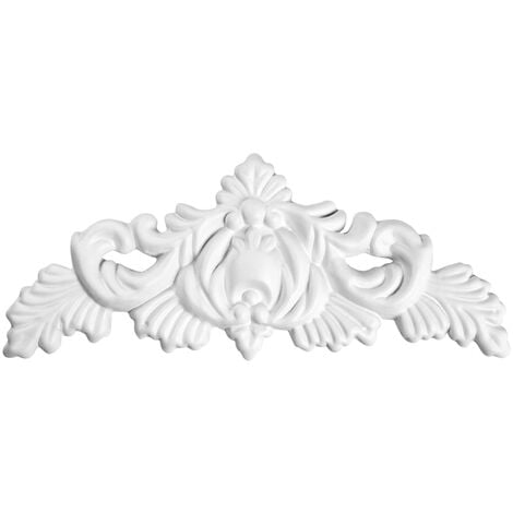 Élément décoratif stuc ornement PU résistant aux chocs hexim 175x70mm FR5301