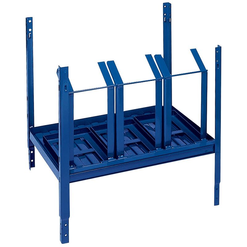 Élément d'étagère LOGS 150 H520xL540xP390mm bleu RAL 5022 dépliable - LOGS 150 RAL 5022