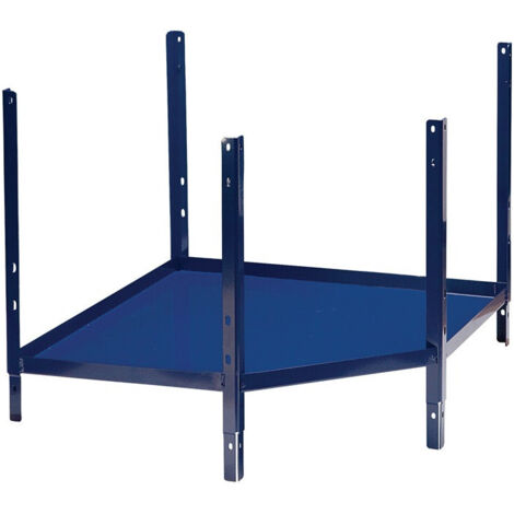 Élément d'étagère LOGS 231 H520xl540xP390 mm bleu RAL 5022