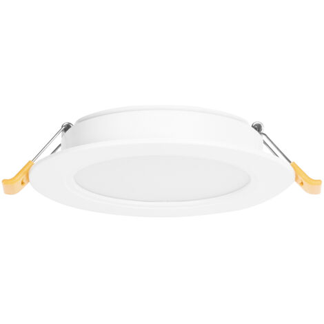 Element downlight de diametro 95mm con luz led con opción a regular 3 temperaturas de color (3000k/4000k/6000K) en color blanco