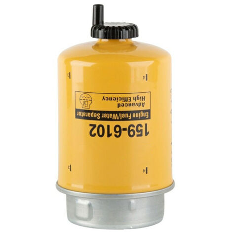 Élément filtrant à carburant 159-6102 pour pelles hydrauliques Caterpillar - Disponible dès maintenant