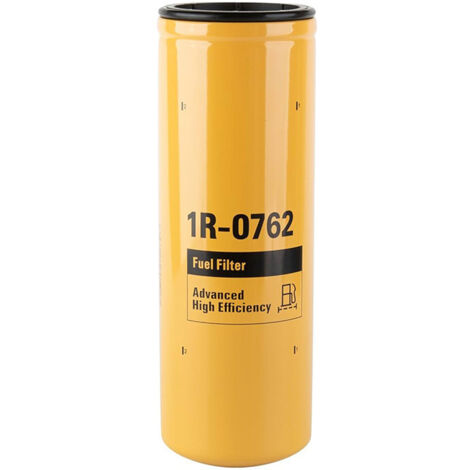 Élément filtrant à carburant 1R-0762 pour pelles hydrauliques Caterpillar, disponible en stock.