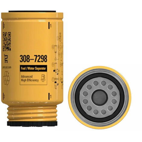 Élément filtrant diesel 308-7298 BF1289-SP, pièces pour engins de chantier, élément filtrant pour excavatrice. Disponible dès maintenant.
