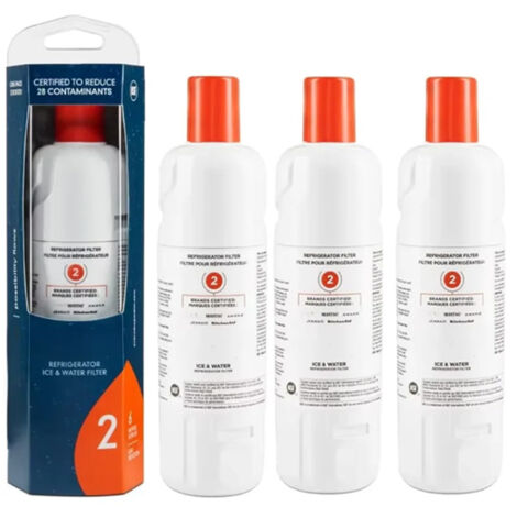 Élément filtrant pour réfrigérateur, filtre à eau everydrop2 EDR2RXD 3 pièce