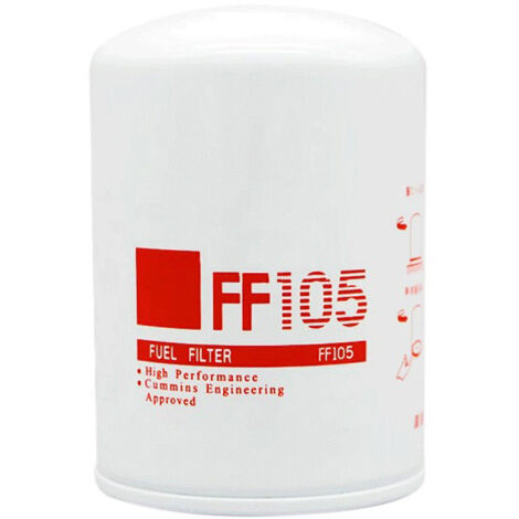 Élément filtrant séparateur huile-eau FF105, adapté aux groupes électrogènes et aux engins de chantier, disponible en stock.