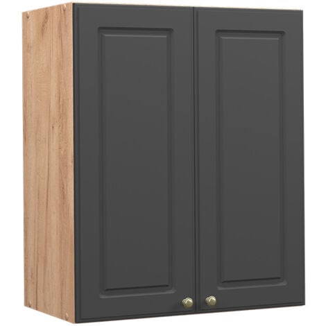 Elément haut de cuisine Fame-Line, Anthracite-or, 60 cm, Vicco