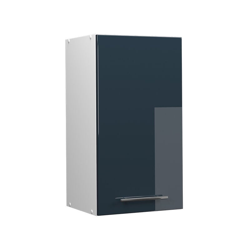 Elément haut de cuisine Fame-Line, Bleu foncé brillant, 40 cm Vicco