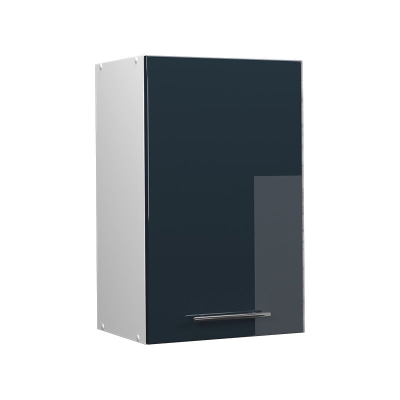 Elément haut de cuisine Fame-Line, Bleu foncé brillant, 45 cm Vicco