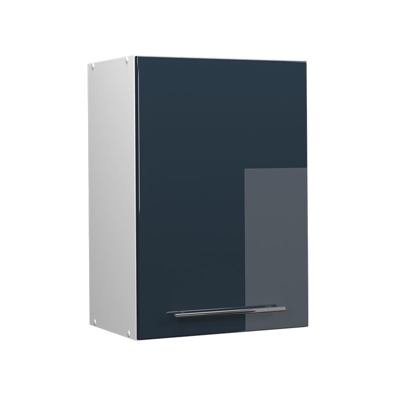 Elément haut de cuisine Fame-Line, Bleu foncé brillant, 50 cm Vicco