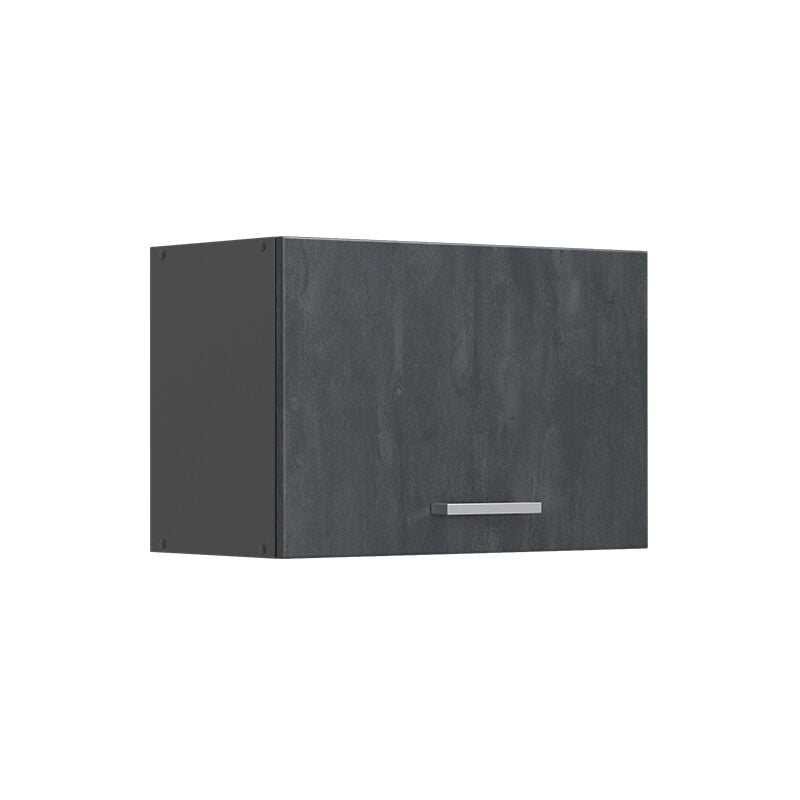 Elément haut de cuisine R-Line, Béton noir, 60 cm Plat, Vicco