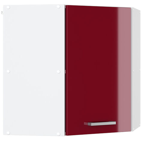 Elément haut de cuisine R-Line, Rouge brillant, 57cm, Vicco