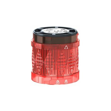 elément lumineux - harmony xvu - 60 mm - del - clignotant - 24v dc - rouge - schneider electric xvuc44
