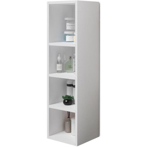 Élément mural ouvert polyvalent en Blanc H120x30x30cm