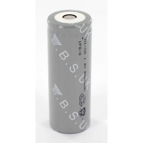 Elément Ni-Cd 1.2V 8Ah F + cosses a souder