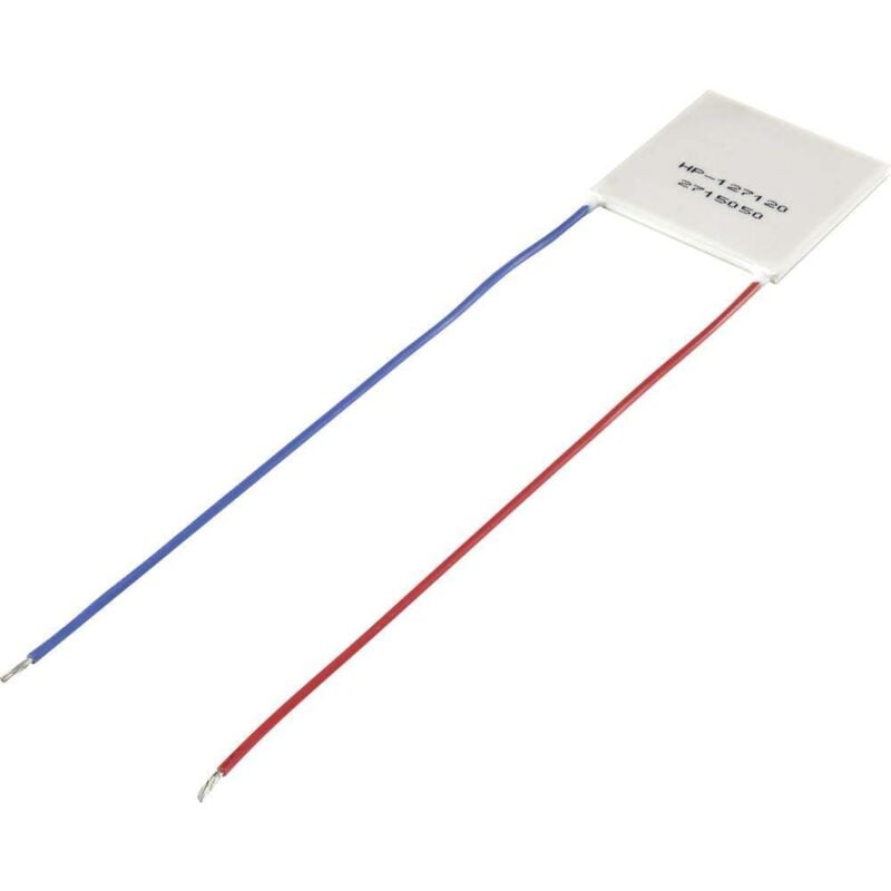 Tru Components - Elément Peltier HP-127120 1389170 14.5 v/dc 12 a 106 w (l x l x h) 40 x 40 x 2.8 mm 1 pc(s)