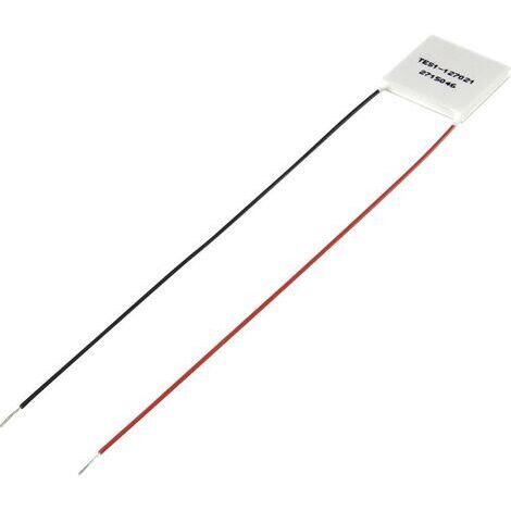 Elément Peltier TRU COMPONENTS TES1-127021 1569028 15.4 V/DC 2.1 A 18.1 W (L x l x H) 25 x 25 x 3.6 mm 1 pc(s)