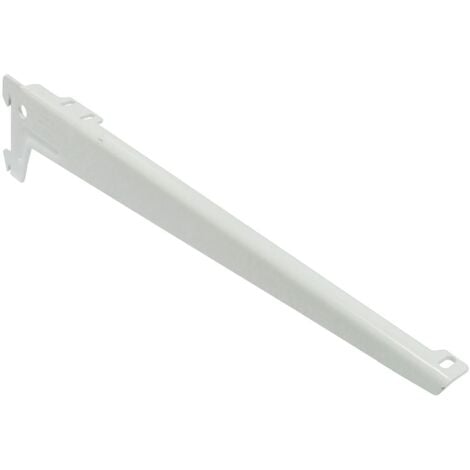 ELEMENT SYSTEM Reggimensola a due ganci angolate bianco 23 cm pezzi 2 - masidef