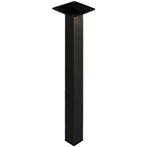 ELEMENT SYSTEM- PIEDE QUADRO NERO 25X25H 100 MM