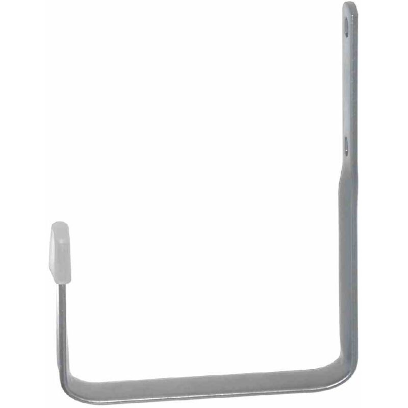 Universal Wandhalter 85 x 40 mm weiß-alu