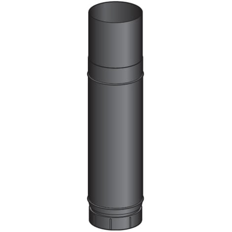 Element zoom reglable de 51 a 86cm emaille noir mat 180