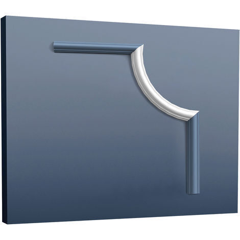 Elemento angular Orac Decor PX103A AXXENT Elemento de esquina para cornisa moldura perfil de estuco PX103 19 cm