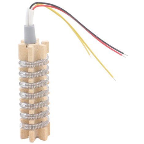 Elemento calefactor cerámico para estación de soldadura de 220 V, compatible con los modelos 858, 858D, 878, 8586 y 898D. Reparación y retoque de soldadura.