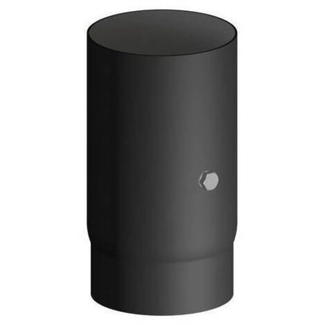 ELEMENTO CON PRELIEVO FUMI L.250MM ACCIAIO CARBONIO SMALTATO MF Diam. 140