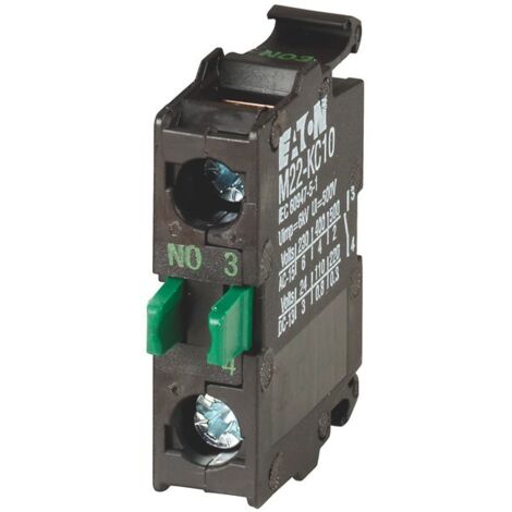 Elemento de contacto M22-KC10 1Z montado en la pared trasera