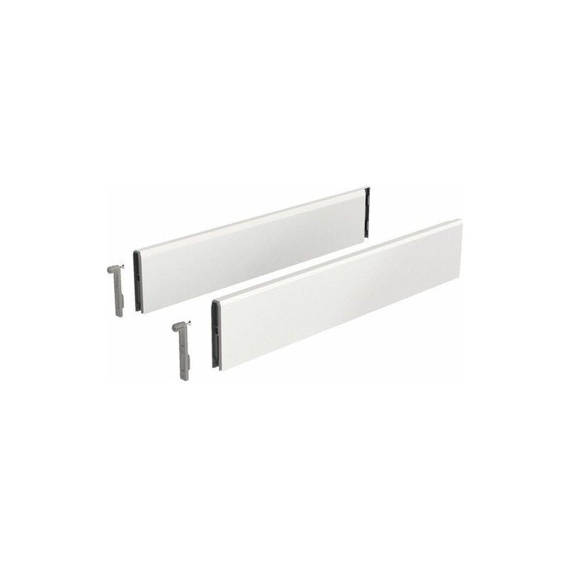 ArciTech Juego de tapa para cajón 218/94 o 250/126 mm - L.500 mm - Blanco - 9122959 - Hettich