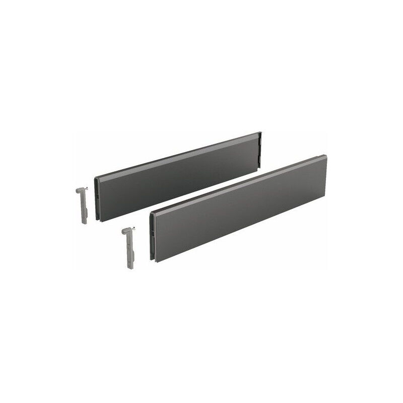 ArciTech Juego de tapa para cajón 218/94 o 250/126 mm - L.650 mm - Antracita - 9122970 - Hettich