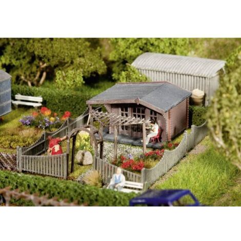 Elemento decorativo giardino faller gazebo plastica 22.20 cm