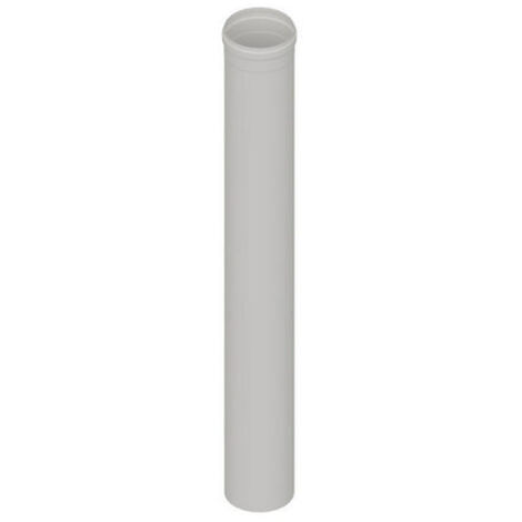 ELEMENTO DIRITTO IN ACCIAIO AISI 304L MT 0,50 PER CAPPE- Diam. 140 Bianco- DK- pezzi 1