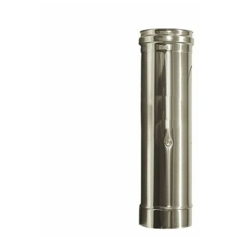 Ala tubo per stufe in acciaio inox 50 cm 0,5 mt Ø 18 cm 180 mm canna fumaria 