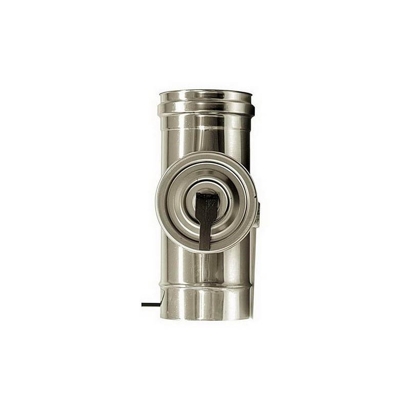 Image of Elemento ispezione canna fumaria dn 230 tubo acciaio inox 316