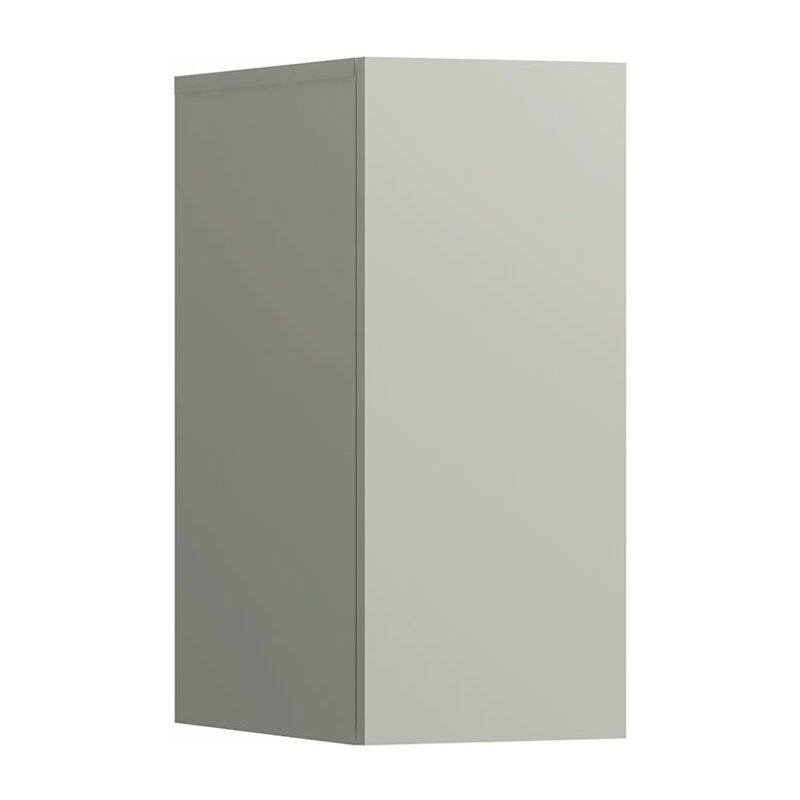 

Elemento lateral del cartel corredizo 1 puerta, 1 balda de madera, bisagra a la derecha, 700x300x485 mm, color: gris guijarro - H4082720336411
