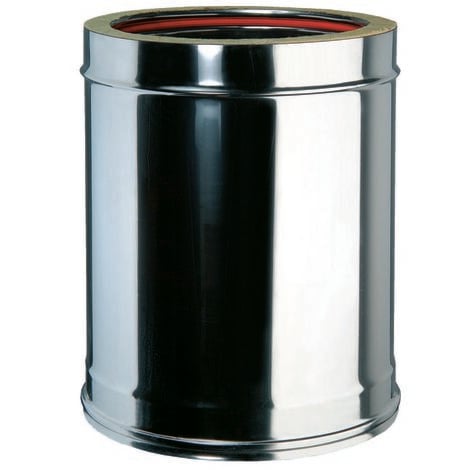 Elemento lineare mf - inox/inox l 250 mm tubo inox dp 250 d180/230