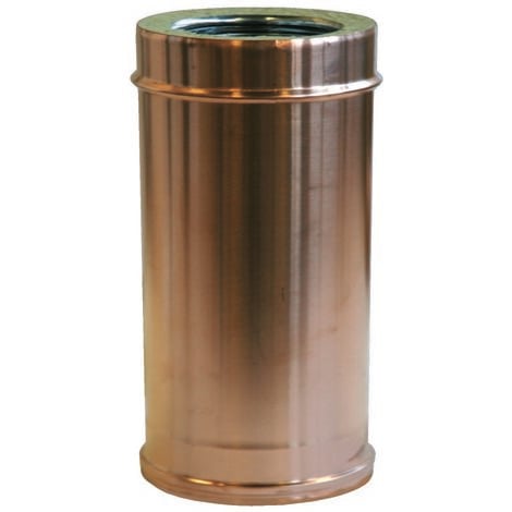 Elemento lineare mf - inox/rame l 250 mm tubo inox-rame dp 250 d 80