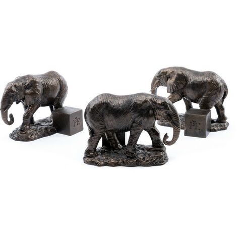 Elephant Plant Pot Feet - Set of 3 - L6.5 x W7.5 x H11 cm