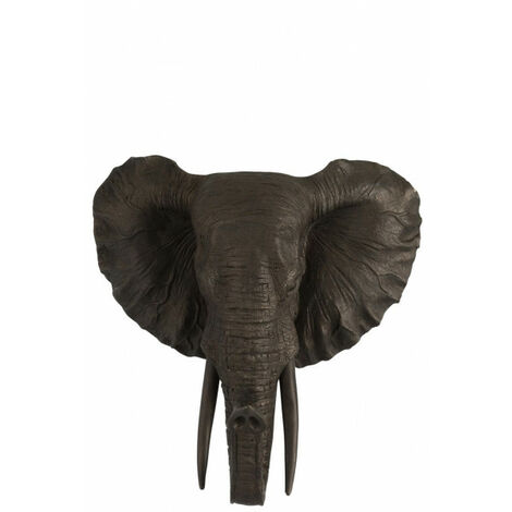 Elephant Suspendu Resine Marron - L 41,5 x l 27 x H 43 cm - Marron