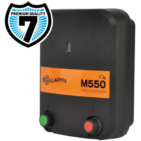 Elettrificatore Gallagher M550 a corrente 230V per recinti fino 35km per cavalli, bestiame, capre, pecore e maiale