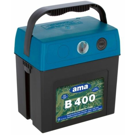Elettrificatore ranch AMA B400 per recinti con alimentazione a 9 o 12volt 36013