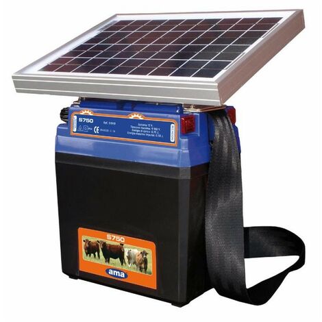 Elettrificatore recinti elettrici con batteria al litio e pannello solare
