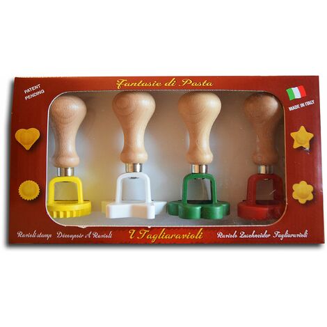 ELETTRO CENTER Art.280 Taglia Ravioli, Legno, Multicolore