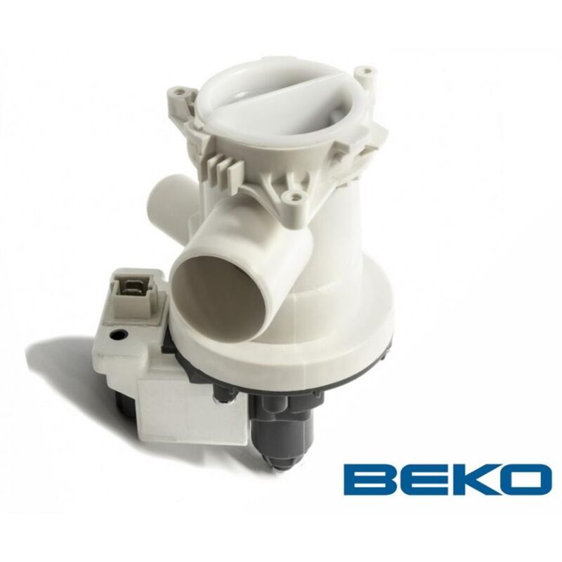 Elettro Pompa Scarico Con Filtro Lavatrice Beko Arcelik Smeg