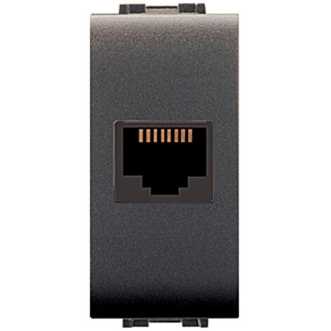 Elettrocanali 4083 presa telefono rete LAN RJ45 5E 8/8 compatibile Btcino