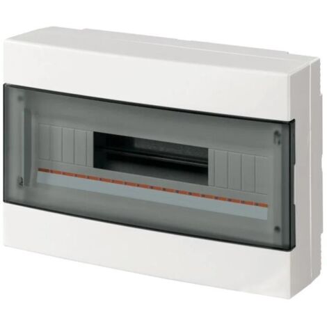 Elettrocanali centralino a parete ip40 portella trasparente 18m ip40 ec60018b