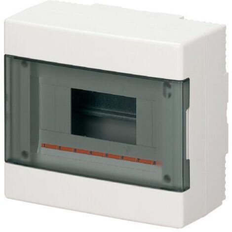 Elettrocanali centralino parete ip40 portella trasparente 8m ip40 ec60008b