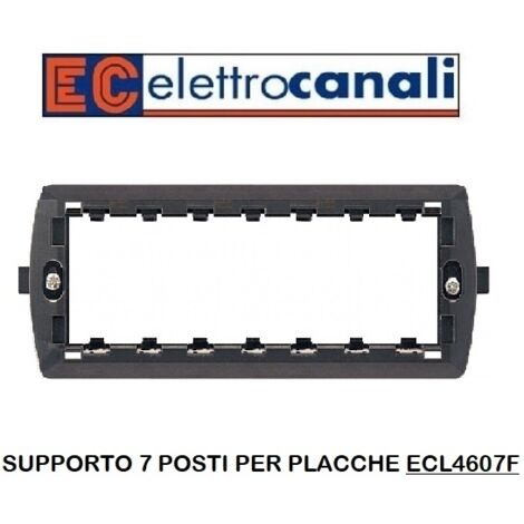 Elettrocanali Cornice MyLife 7 Moduli Sistema Connessione Frontale