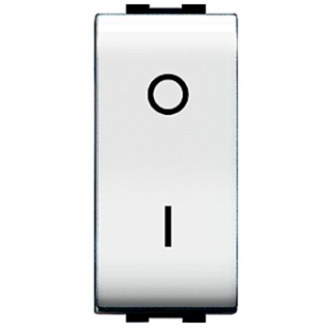 ELETTROCANALI Interruttore bipolare life, 16 ax, 250 v, colore bianco